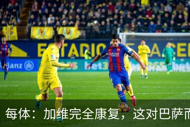 每体：加维完全康复，这对巴萨而言无异于顶级强援